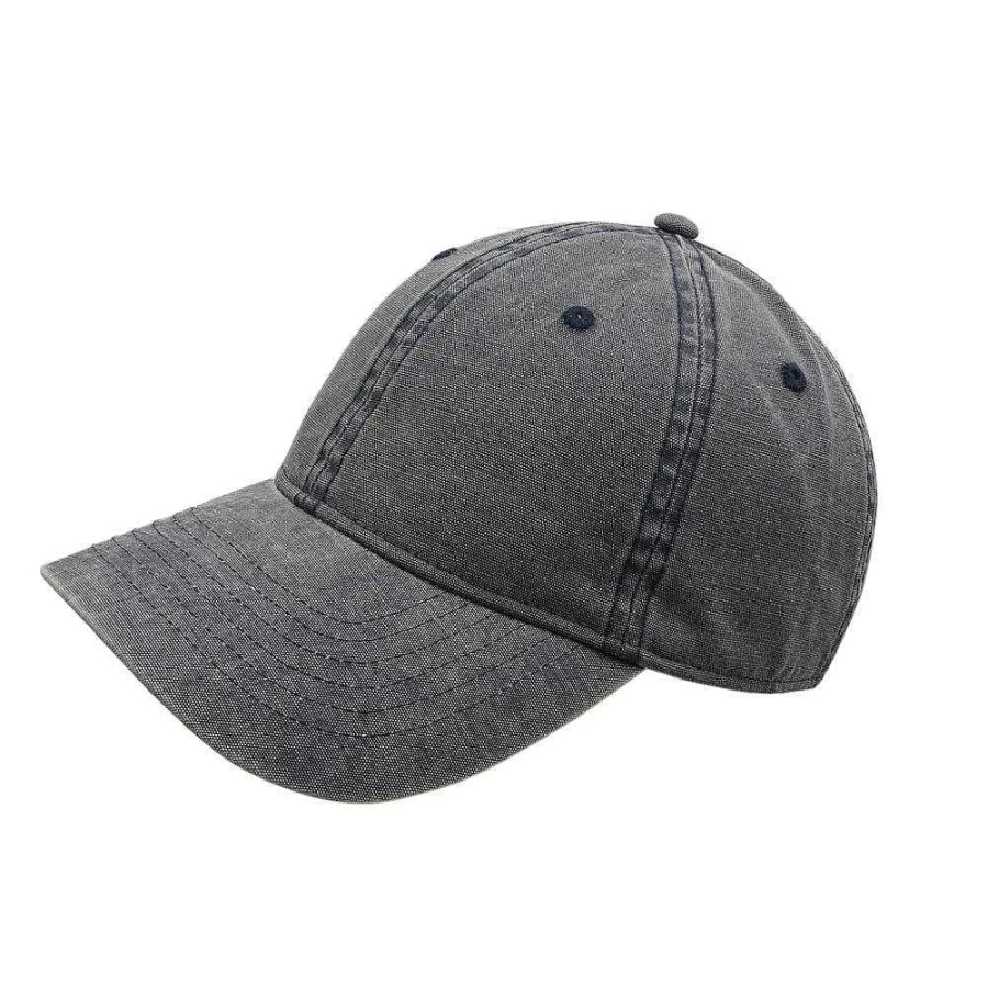 Men's Washed Look Baseball Cap by Capo - 6-Piece Pack
