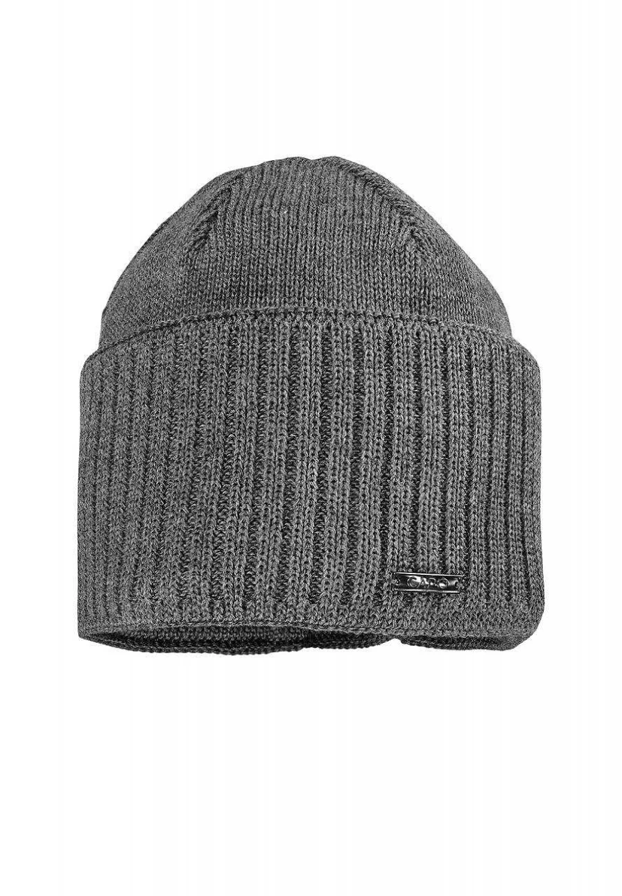 Capo Men's Recycled Yarn Knit Hat - Double Envelope Design, Eco-Friendly Beanie