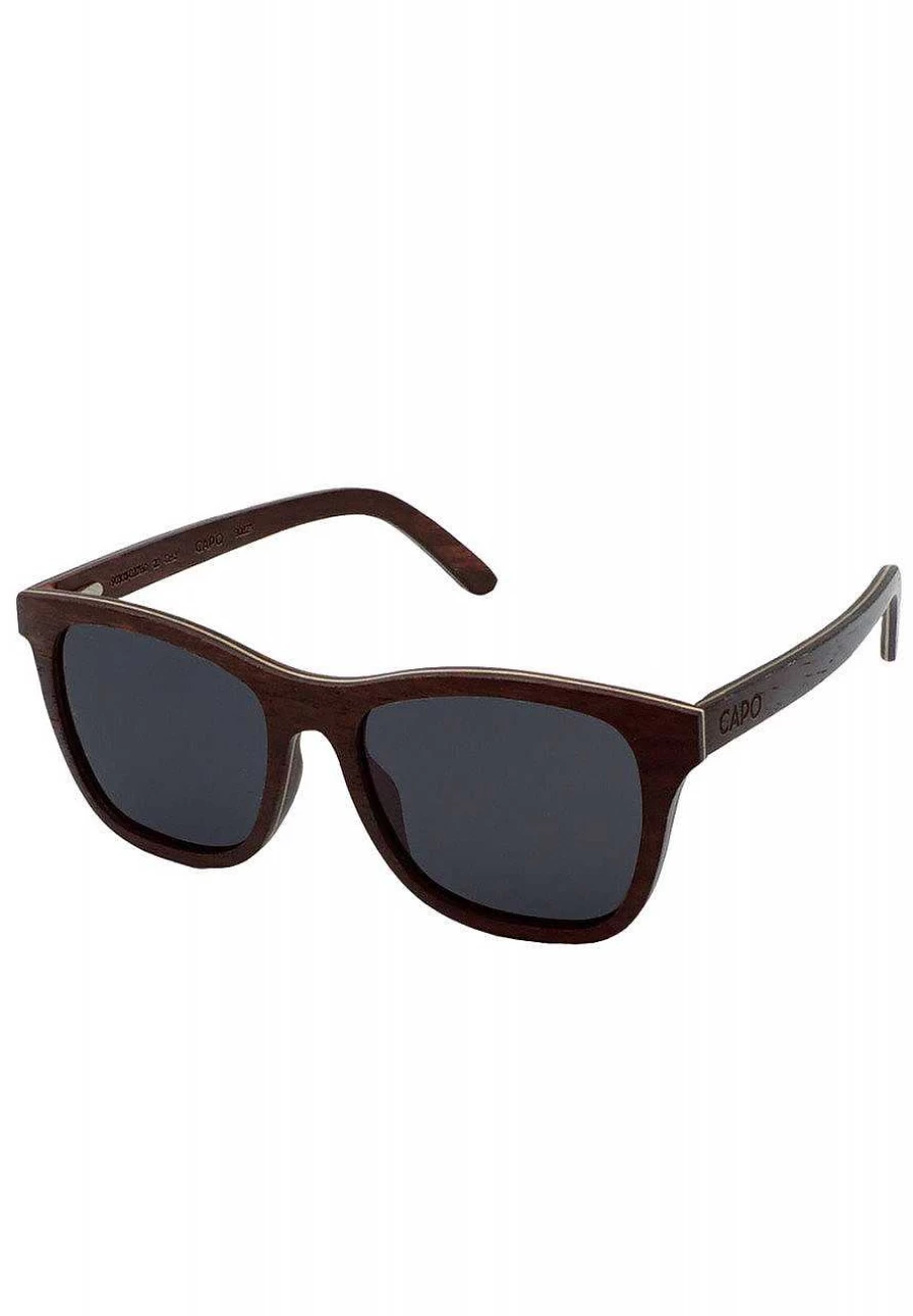 Capo Black Cultwood Sunglasses for Women - Stylish & Trendy Aviator Shades