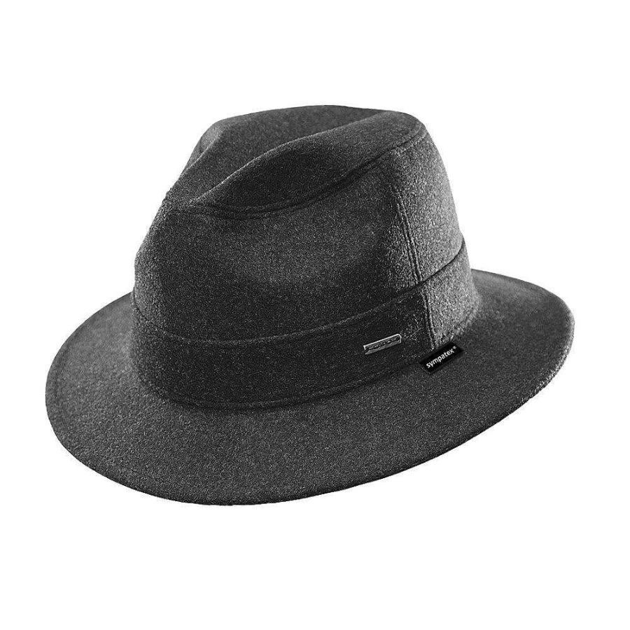 Capo Men's Sympatex Felt Hat with Adjustable Ear Flaps for All-Weather Protection