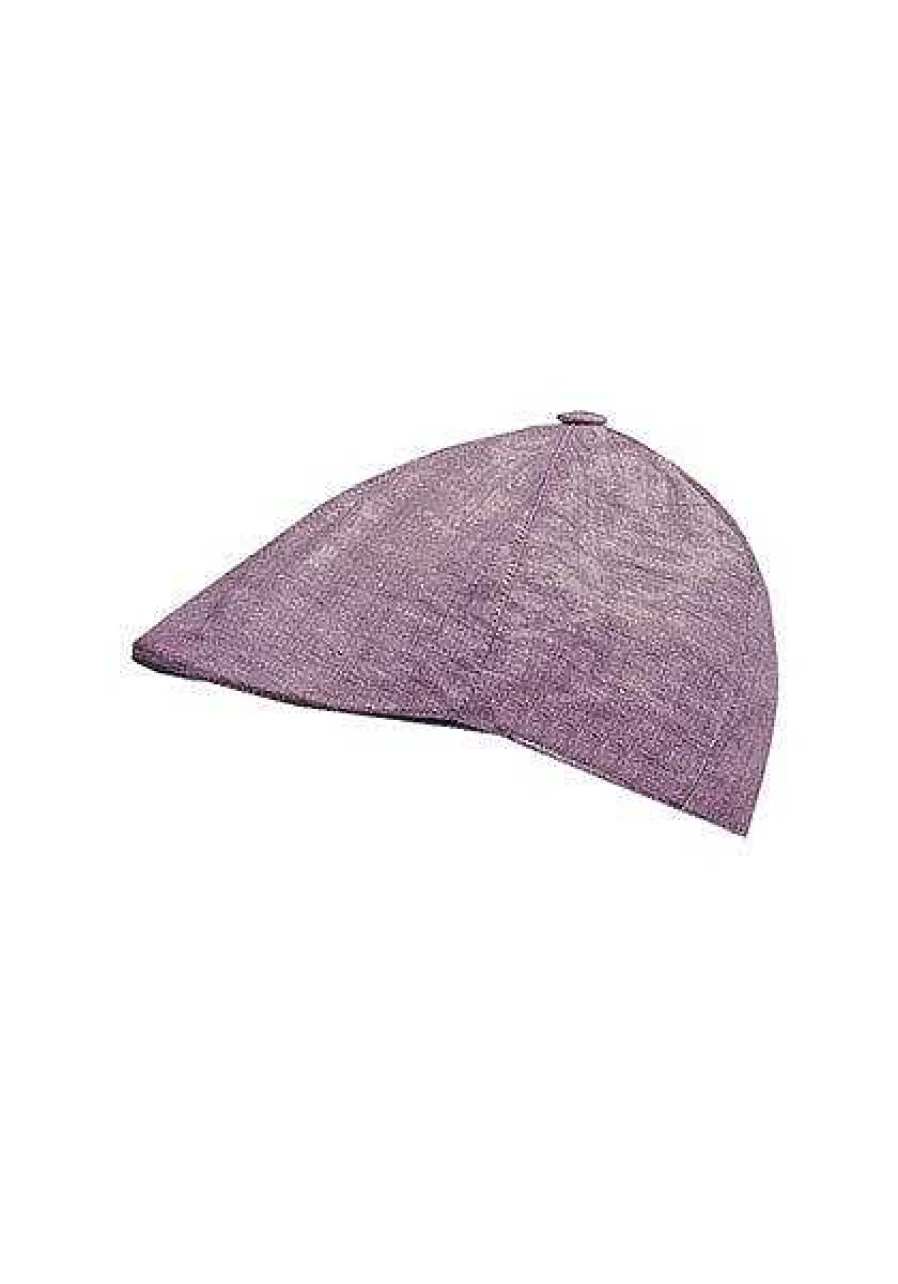 Men's Linen Flat Cap by Capo – Lightweight & Breathable Summer Hat