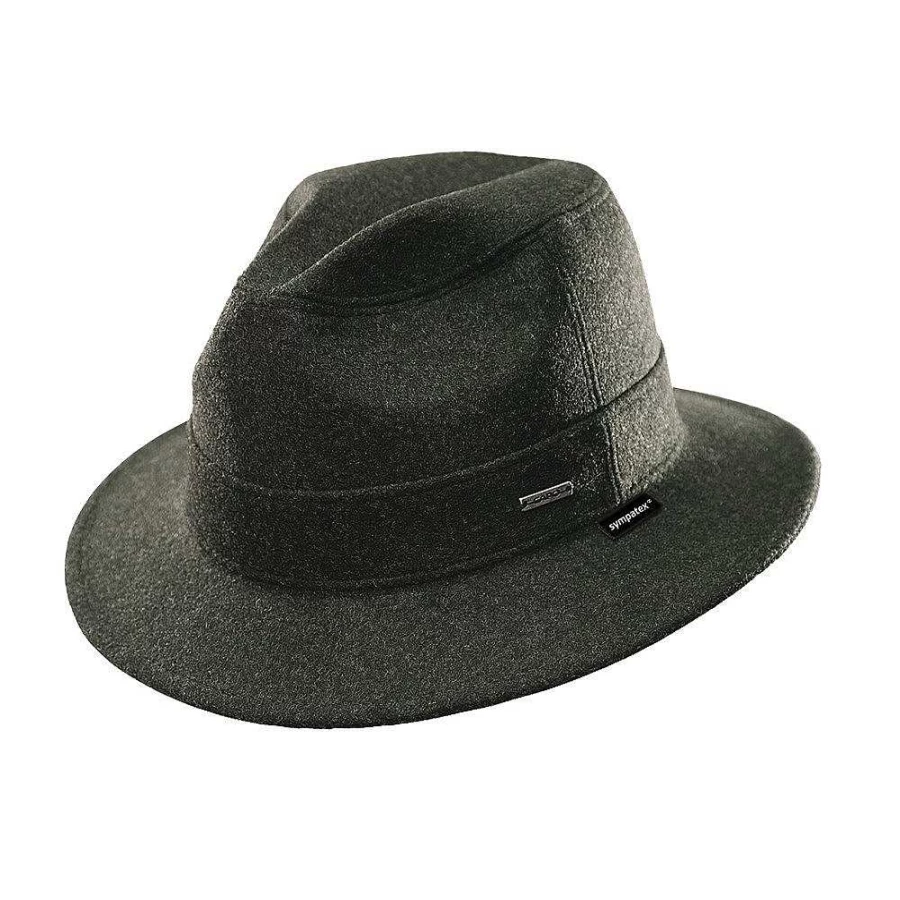 Capo Men's Sympatex Felt Hat with Adjustable Ear Flaps for All-Weather Protection