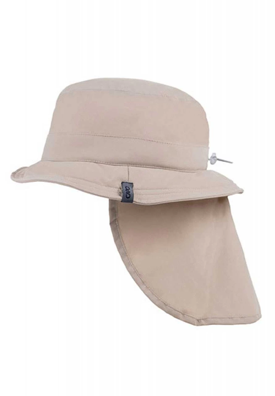 "Capo Women's Fishing Hat with Removable Neck Flap for Sun Protection"