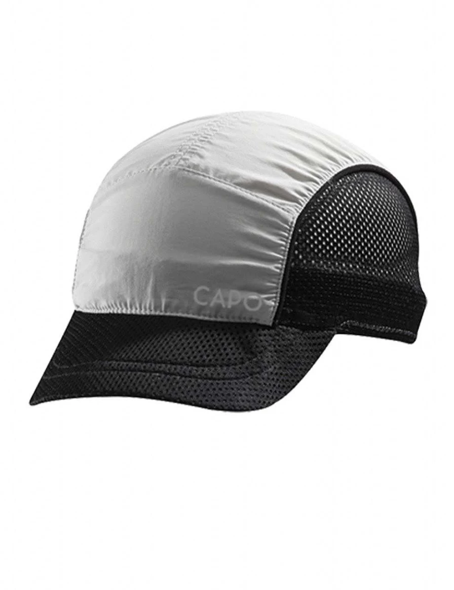 Capo Men's Ultralight Soft Cap with Side Mesh Inserts & Reflex Bugler Design, UV 50 Protection