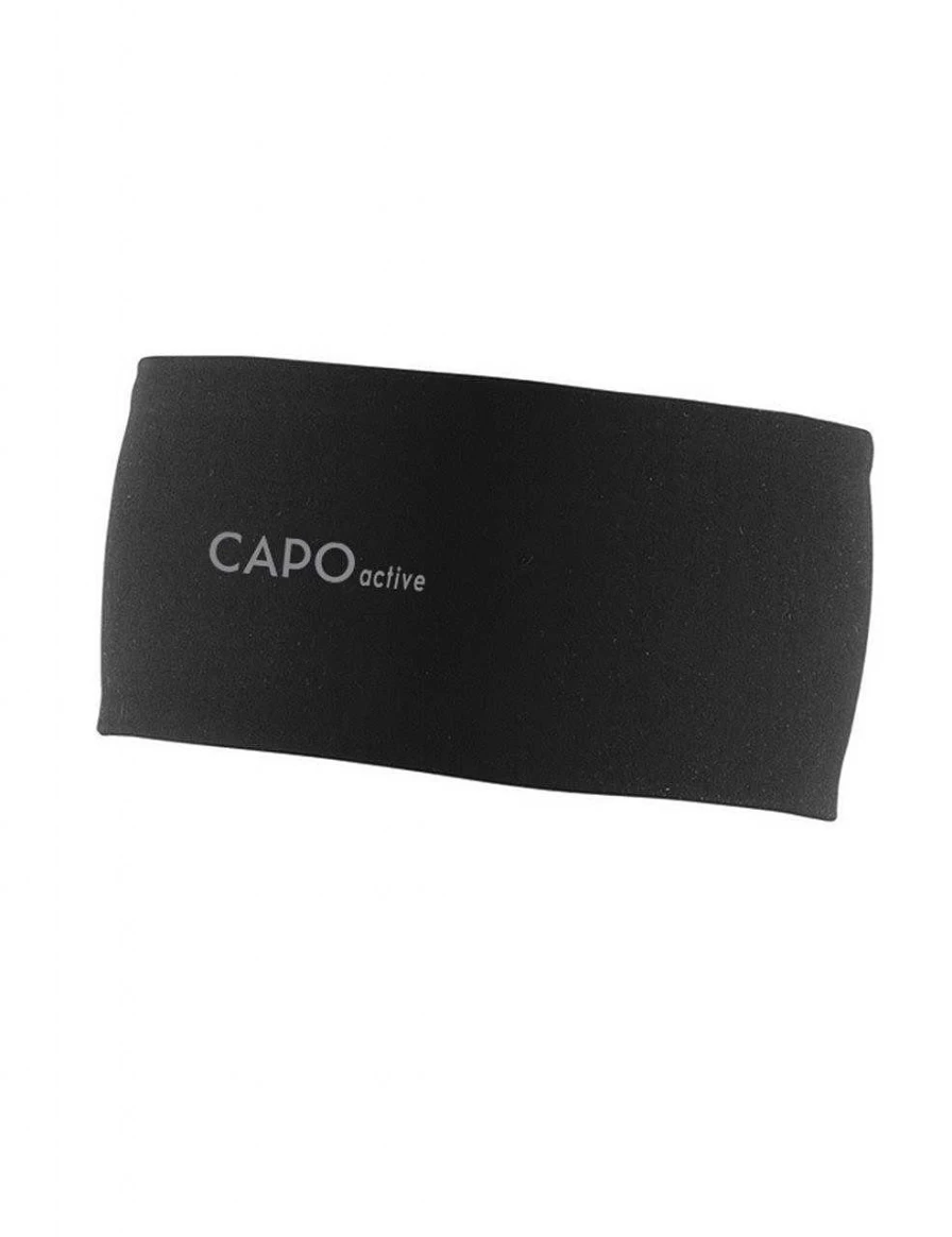 Capo Men's Black Jersey Headband – Straight Reflex Buglers Sport Band