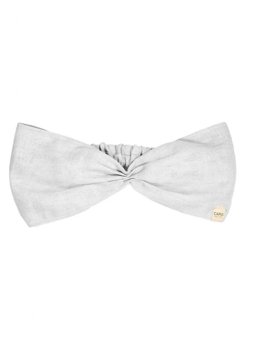 "Capo Women's Linen Hairband - Gathered Style for Comfort and Elegance"