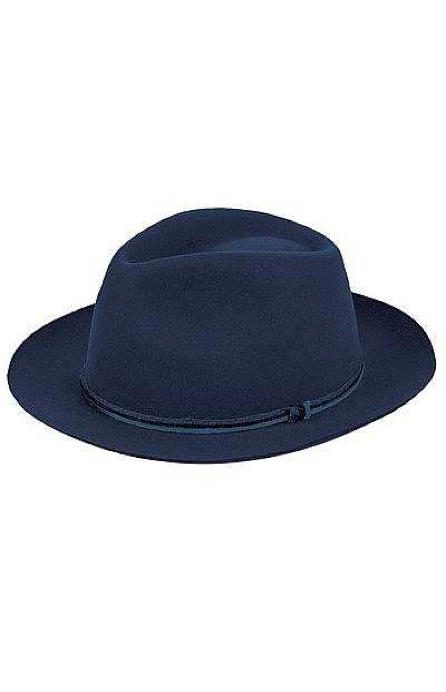 Capo Women's Classic Bogart Style Felt Hat - Elegant Wide Brim Fedora for Women