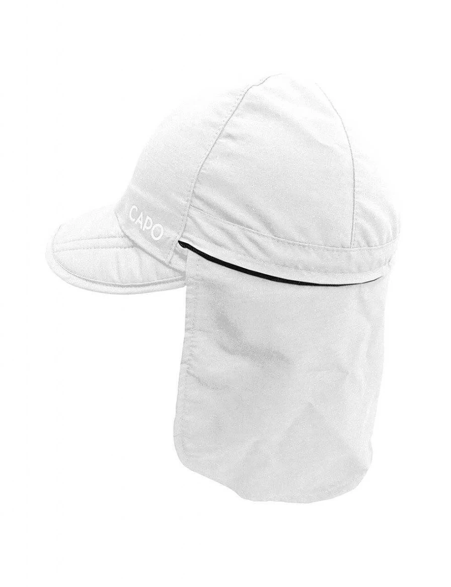 Capo Men's Soft Reflex Bugler Cap with Neck Protection and 6-Part Zipper Design