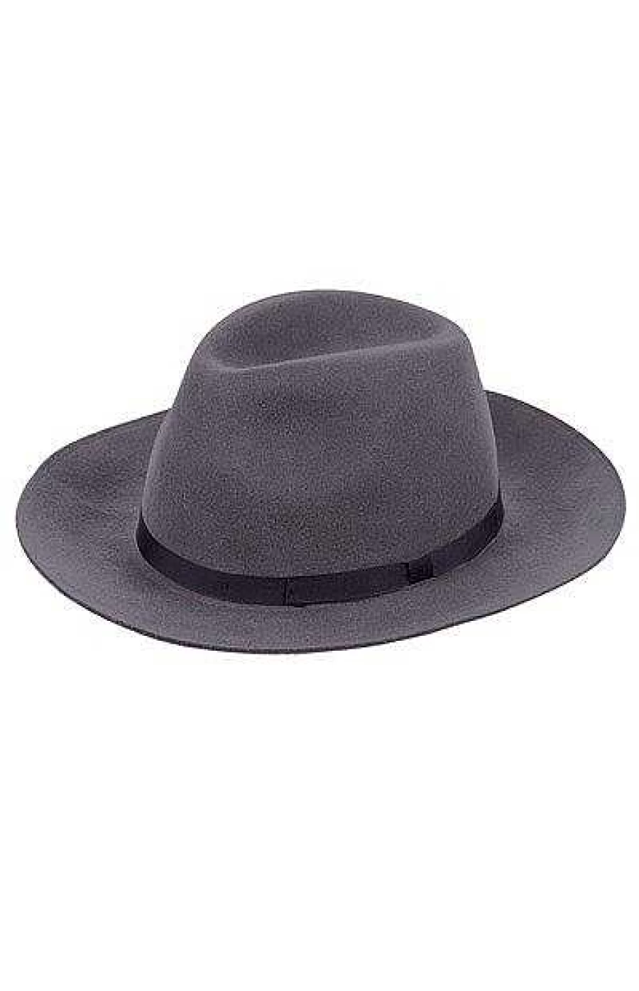 Capo Women's Crushable Felt Traveler Hat - Stylish & Packable Wide Brim Fedora