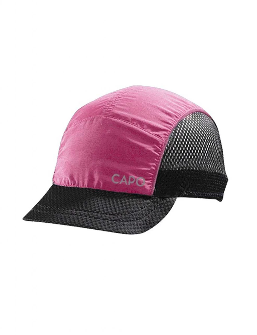 "Capo Women's Ultralight Soft Cap with Side Mesh Inserts & Reflex Bugler, UV 50 Protection"