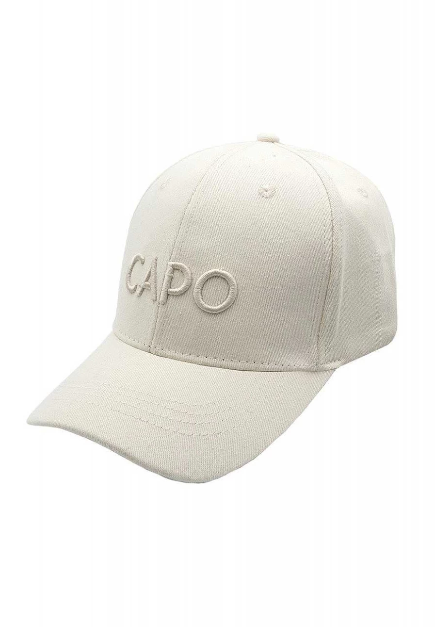 Women's Baseball Cap by Capo – 3D Embroidery, 6-Panel Adjustable Design