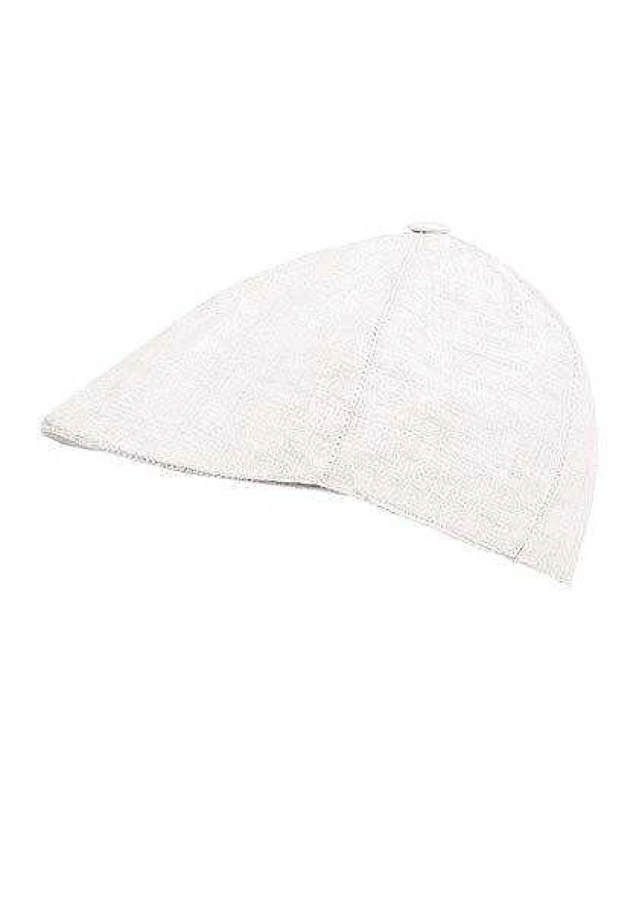 Men's Linen Flat Cap by Capo – Lightweight & Breathable Summer Hat