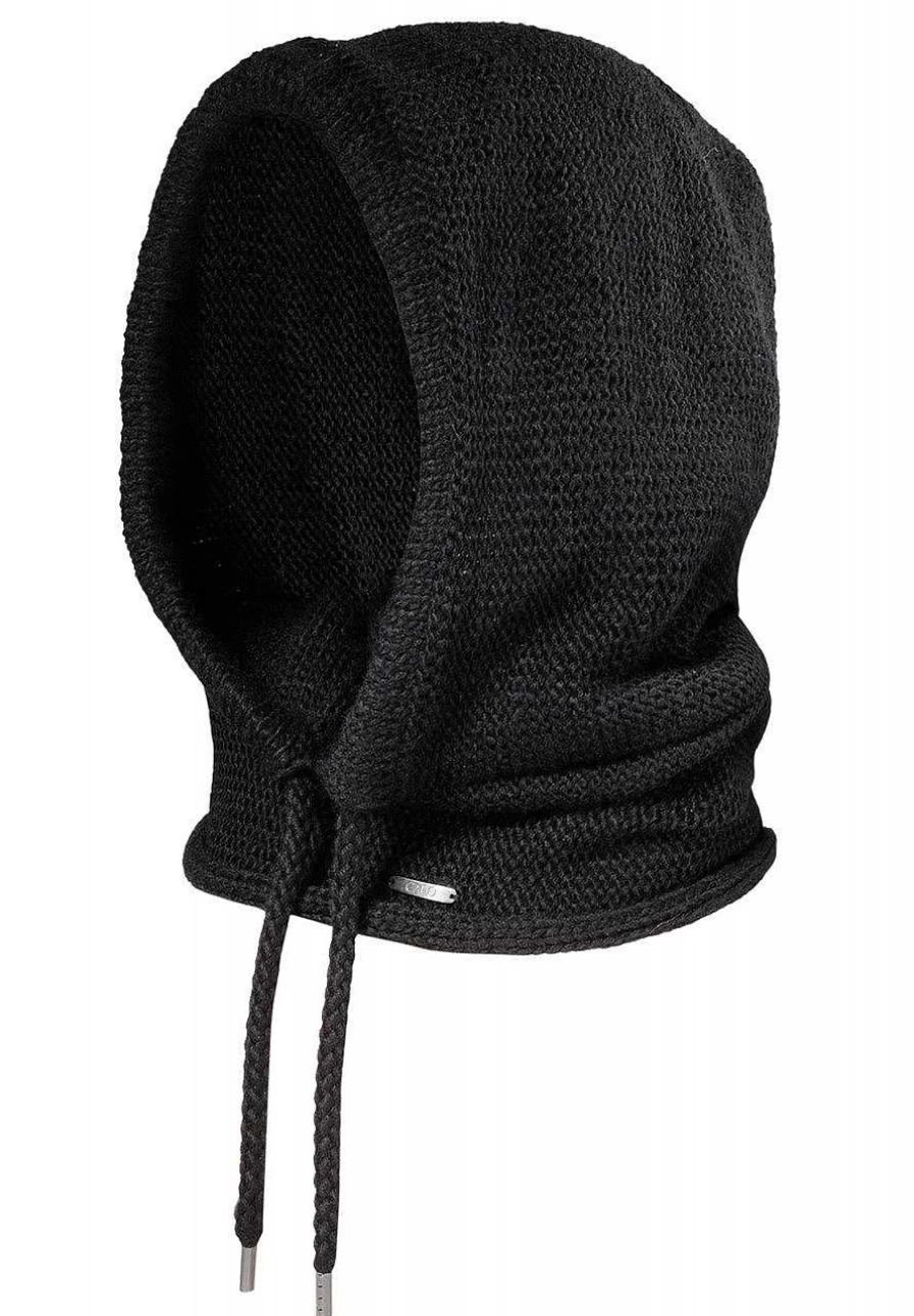 Capo Women's Piper Knitted Hooded Scarf - Winter Warm Fleece Lined Hoodie Wrap