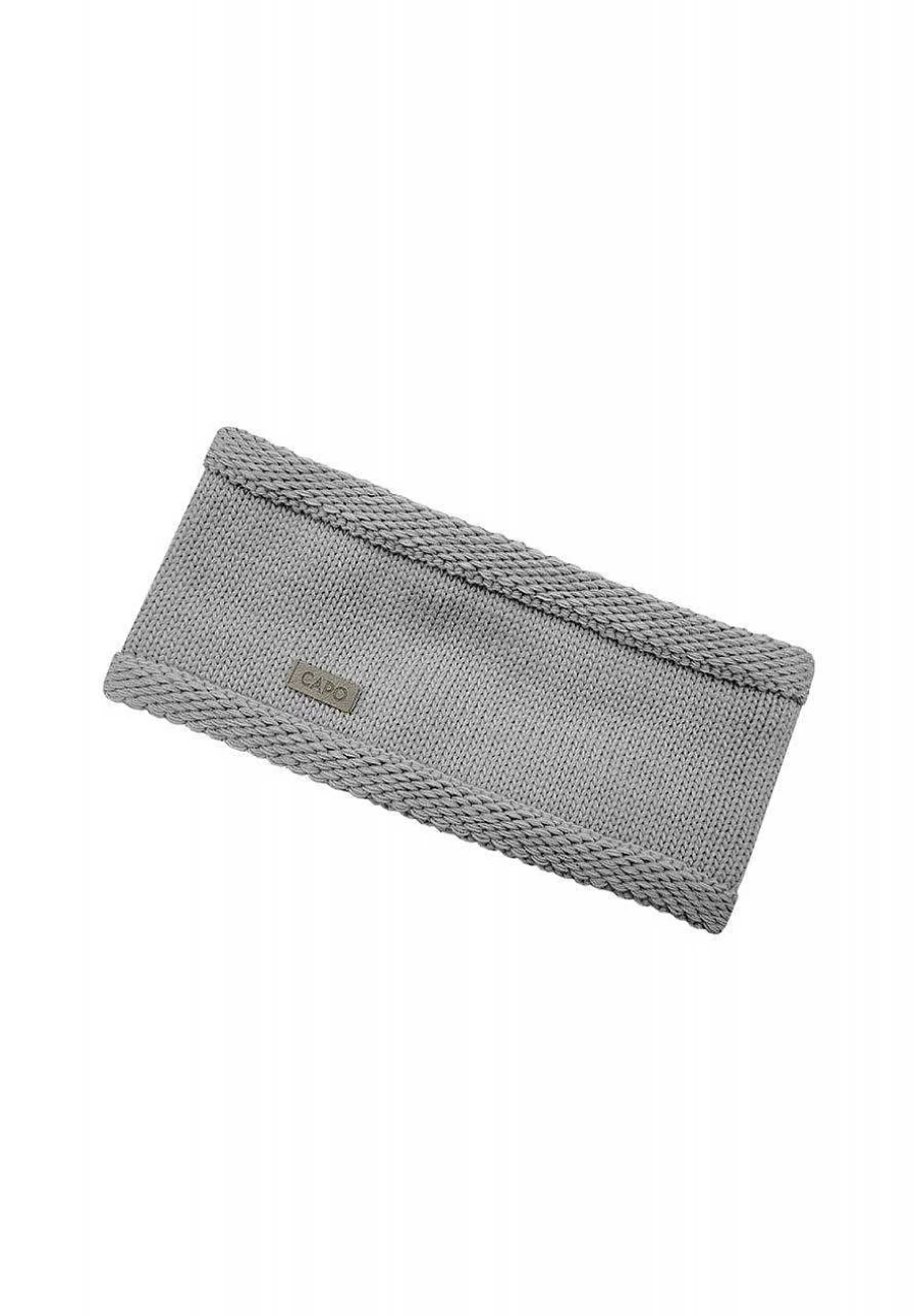 "Capo Women's Cashmere Touch Knit Headband with Fleece Lining – Soft Winter Accessory"