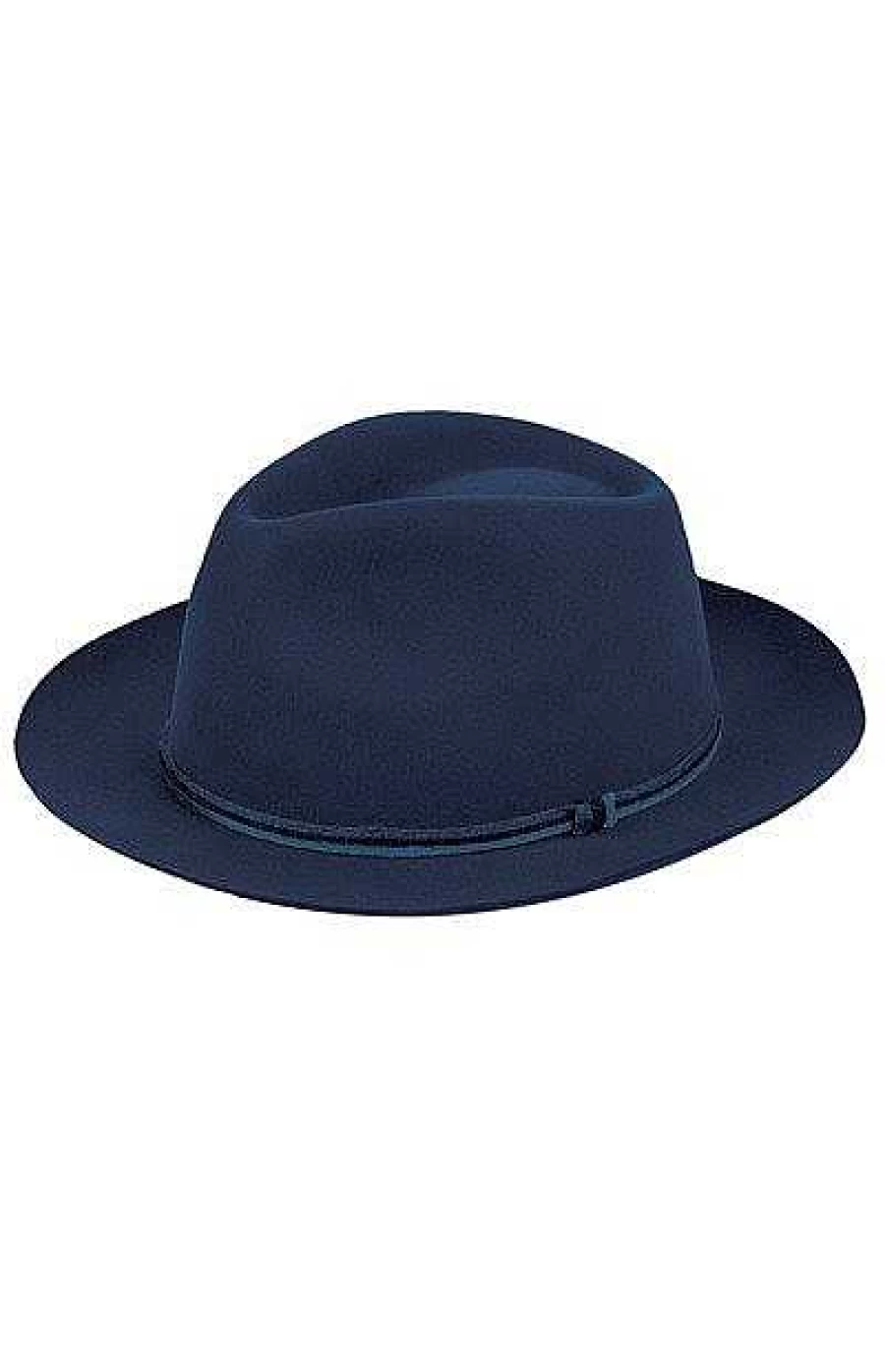 Capo Men's Classic Bogart Style Wool Felt Fedora Hat