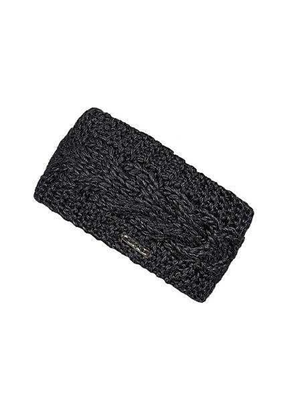 "Capo Women's Cable Knit Headband with Fleece Lining for Warmth & Style"