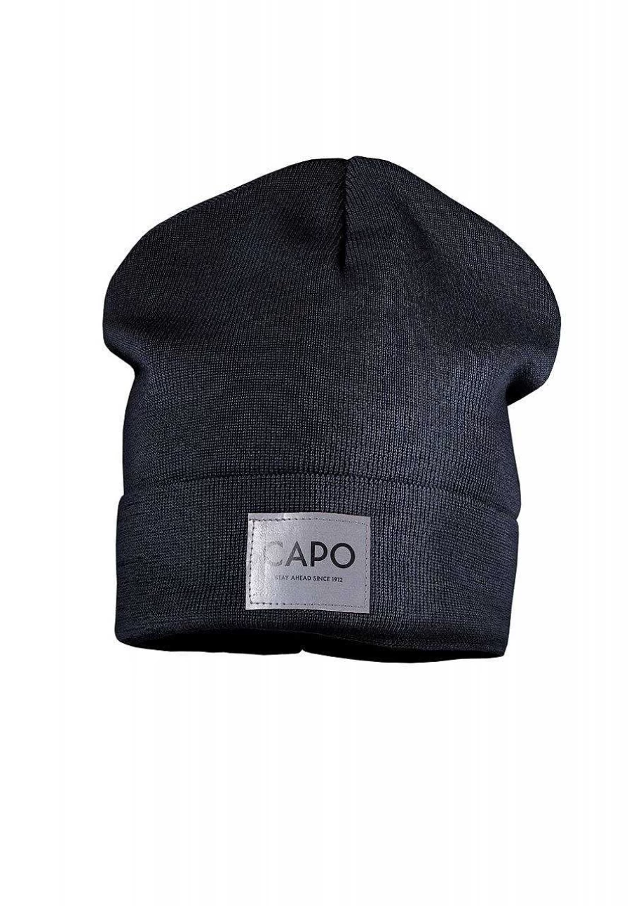 Capo Julius Men's Beanie Hat - Turn Up Style Winter Knit Cap