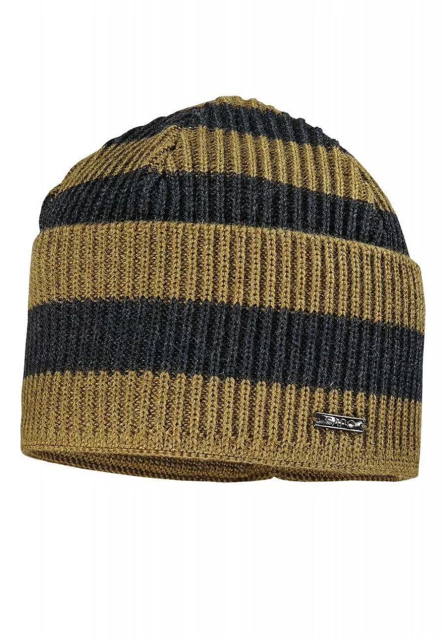 Capo Men's Striped Turn-Up Short Cap - Classic Casual Baseball Hat