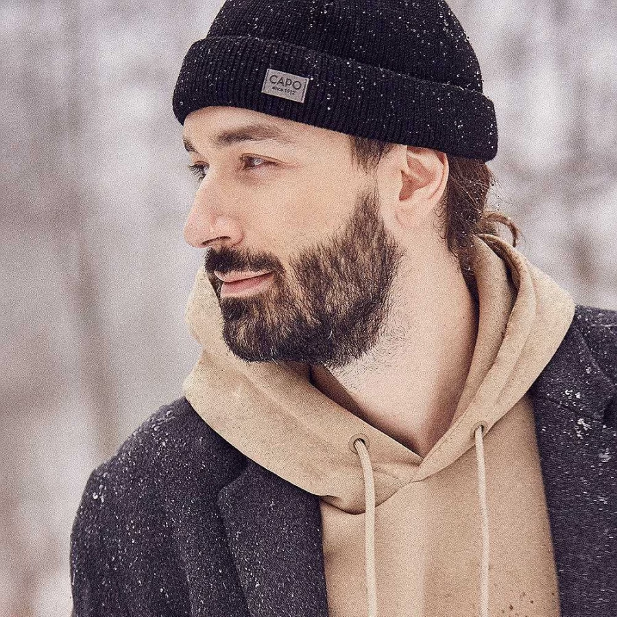Men's Wool Docker Knit Cap by Capo – Warm Beanie for Winter