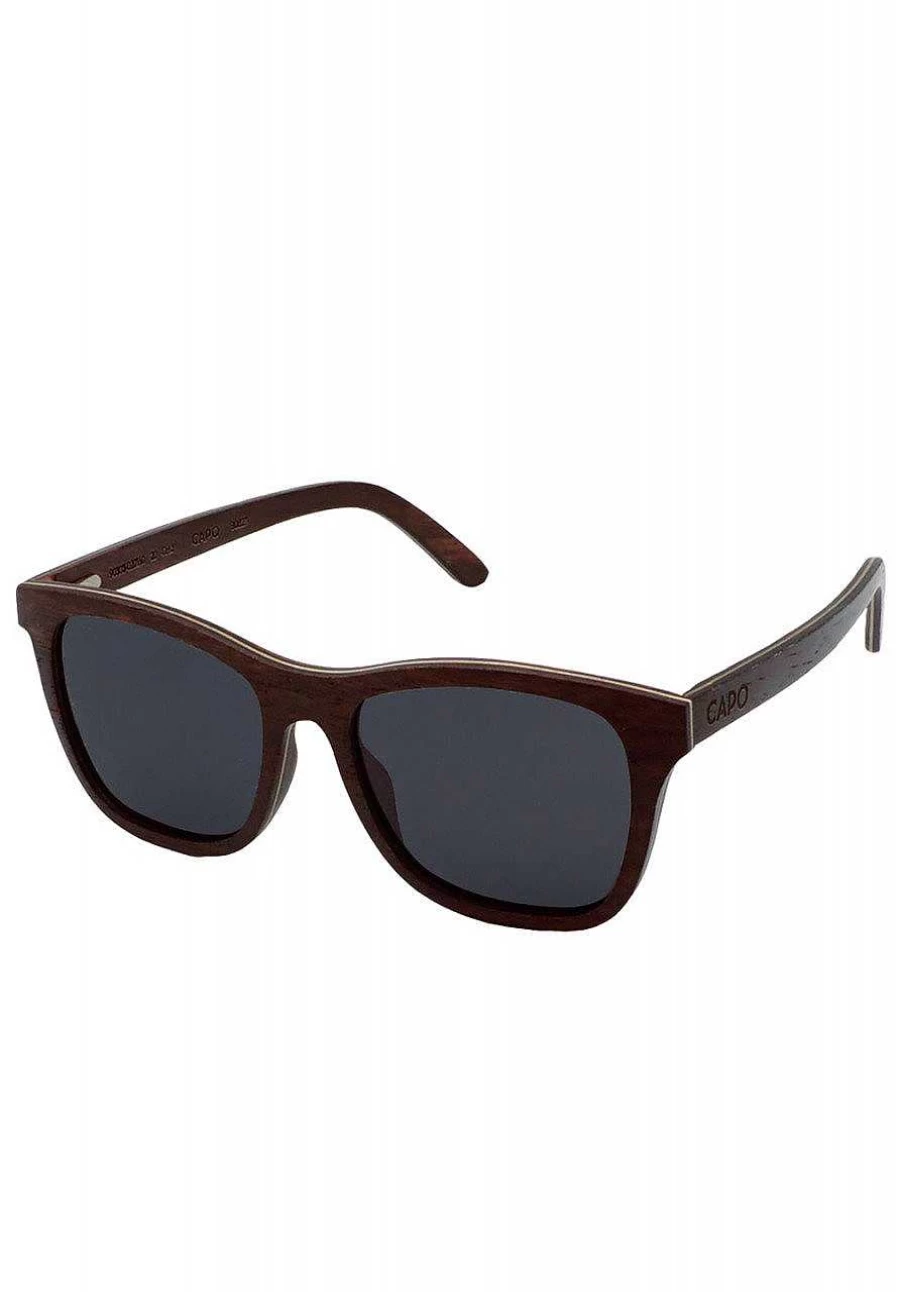 Capo The Cultwood Black Sunglasses for Men