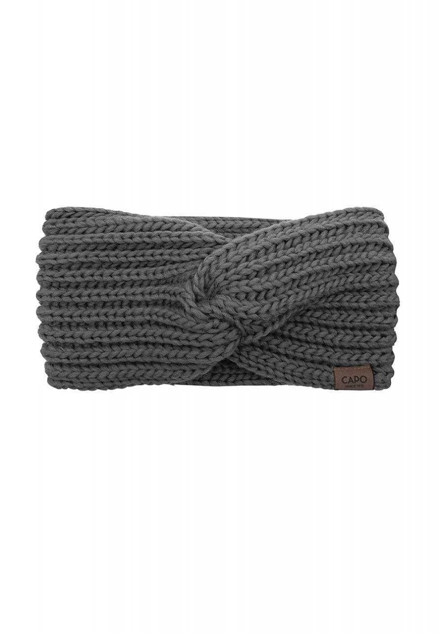 "Capo Women's Ribbed Knot Headband – Stylish & Comfortable Hair Accessory"