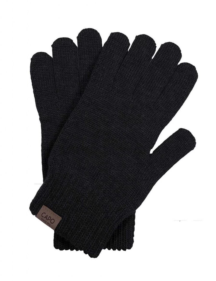Capo Men's Wool Knit Gloves for Winter Warmth & Comfort