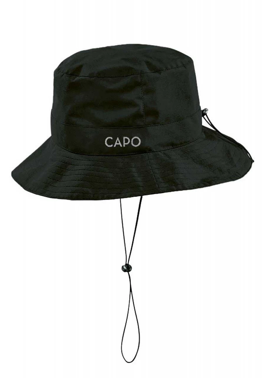 Capo Men's Fisherman Hat with Sympatex Elastic Chin Strap & Reflex Bugle Design for Outdoor Protection