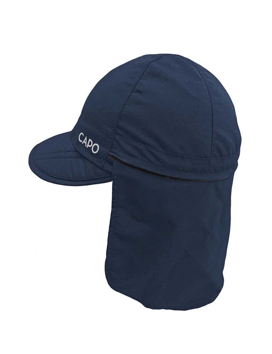 "Capo Women's Soft Reflex Bugler Cap with Neck Protection Zipper - 6-Piece Design"