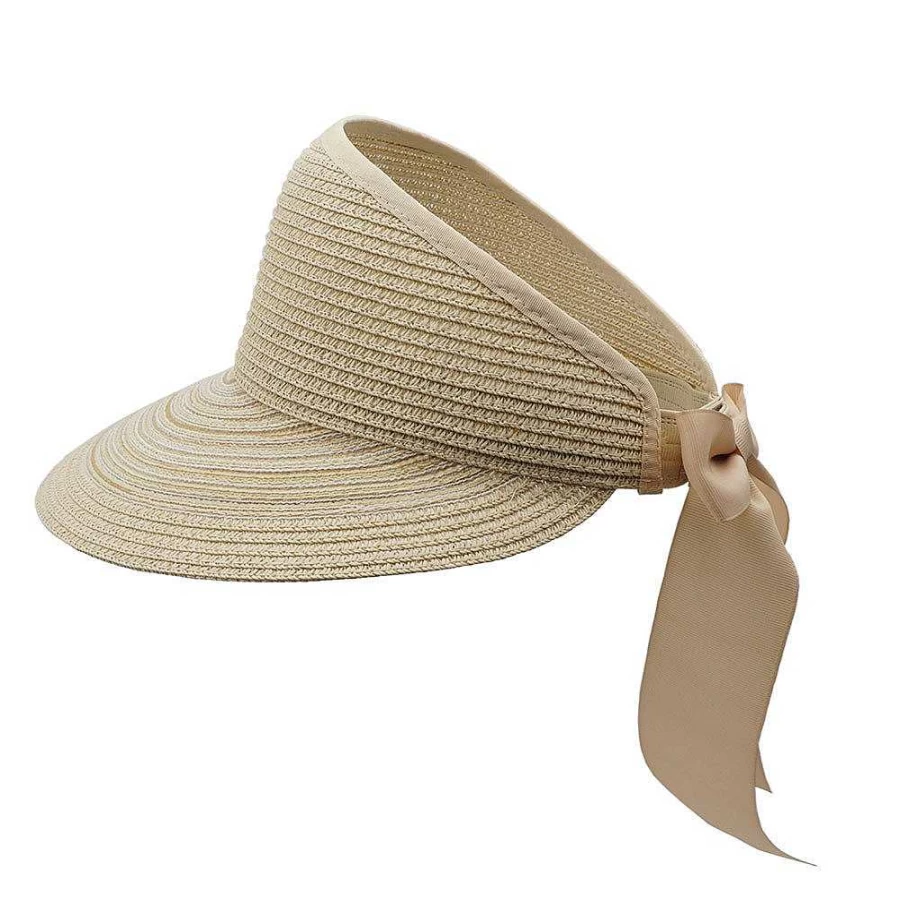 "Capo Women's Straw Shield Bow - Elegant Hair Accessory for Stylish Looks"