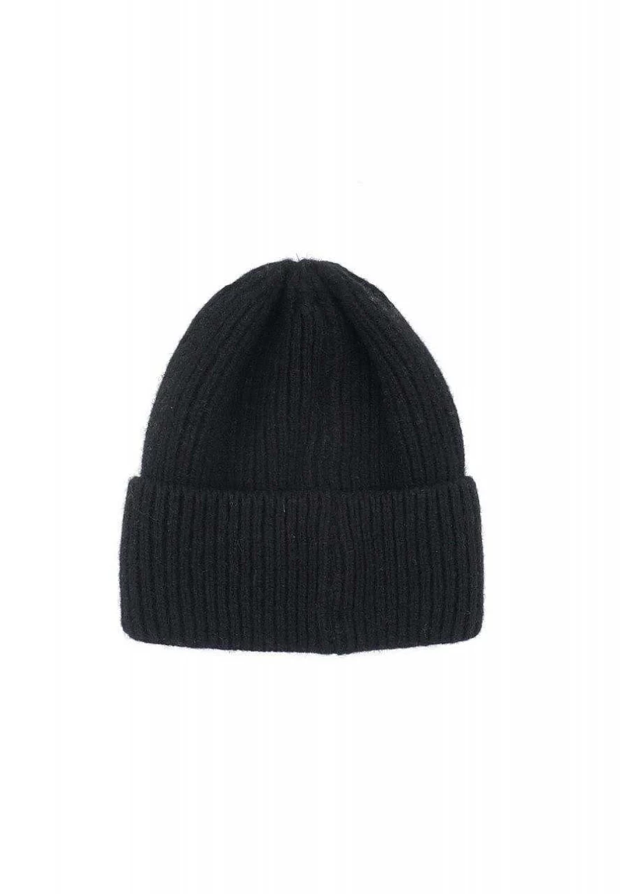 Capo Men's Ribbed Cashmere Knitted Hat - Premium Winter Beanie for Men