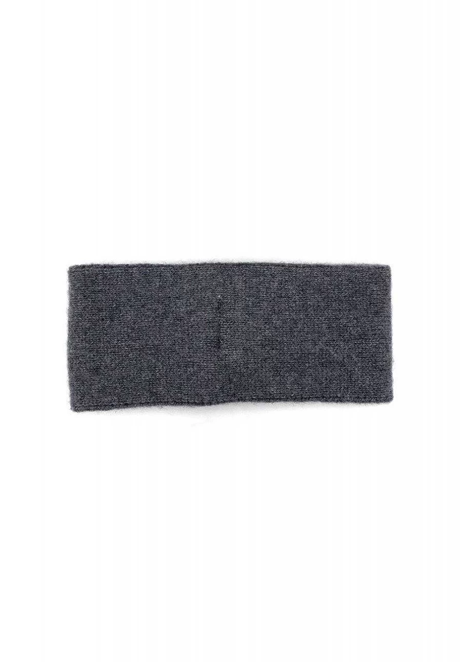 "Capo Women's Double Knit Cashmere Headband with Elegant Knots"