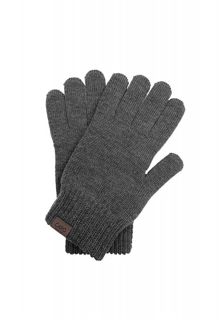 Men's Capo Recycled Yarn Knitted Fingerless Gloves – Eco-Friendly Warmth