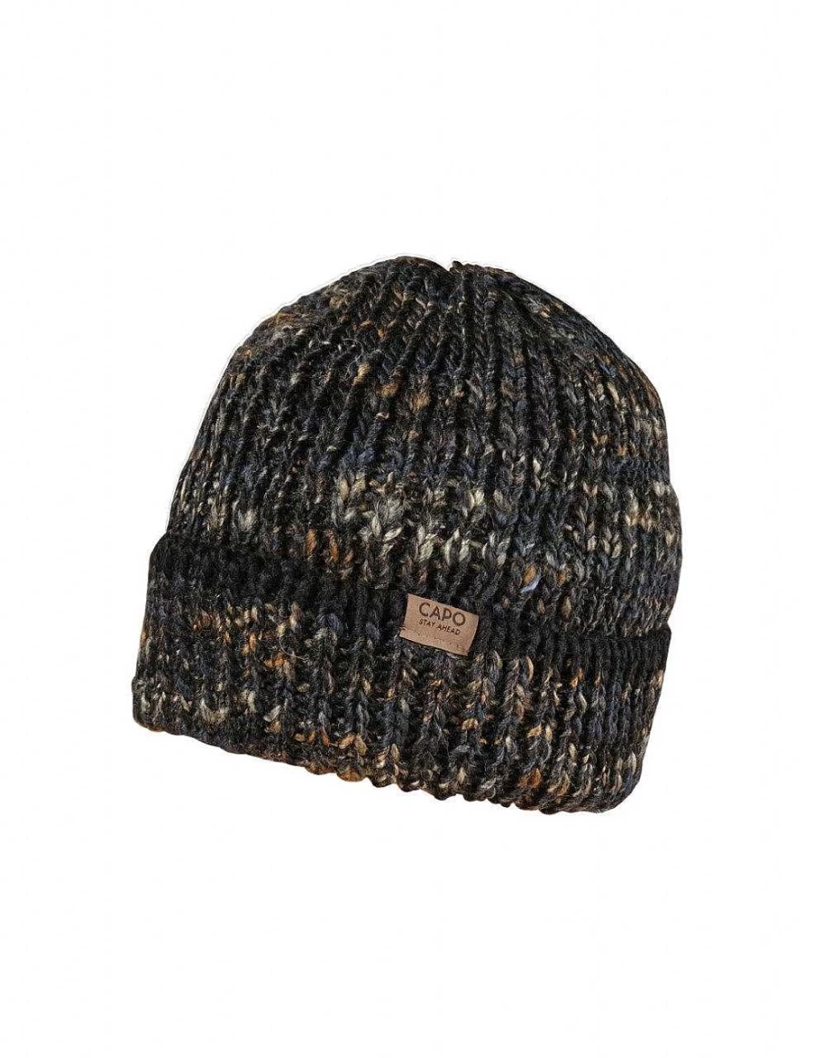 Capo Men's Midnight Wonder Cap - Fleece Lined Turn Up Beanie for Warmth & Style